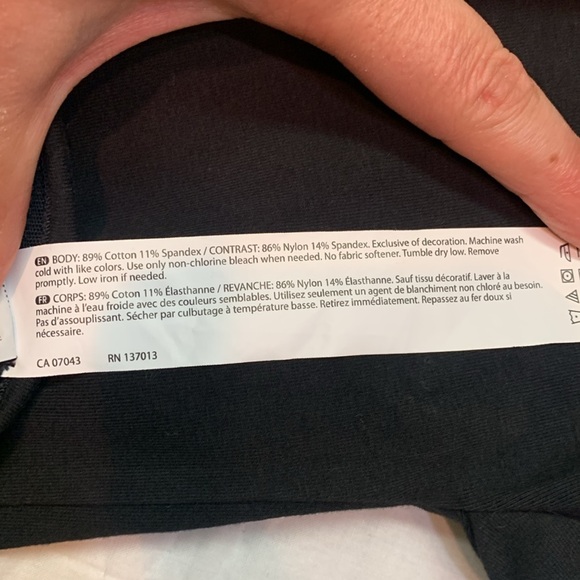 Marika high-waisted leggings w/tummy control panel Size Large 27 inch inseam NWT - Picture 4 of 5